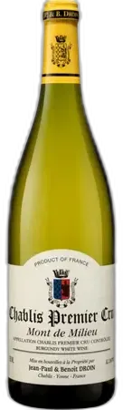 vue du vin Droin Chablis 1er Cru Mont de Milieu