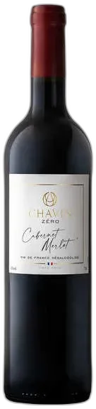 photo du vin Chavin Zéro Cabernet Merlot Vin de France Désalcoolisé