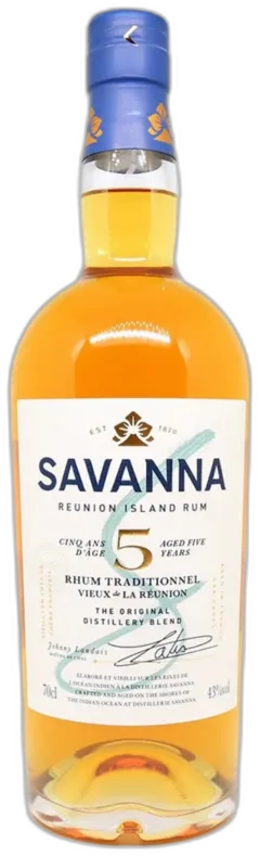 image du vin Savanna Rhum Ambré 5 Ans