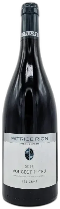 illustration du vin 2016 Vougeot 1er Cru les Cras Patrice Rion