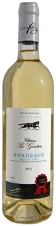 capture du vin la Gontrie Blanc Sec 2012 Borbeaux Aoc