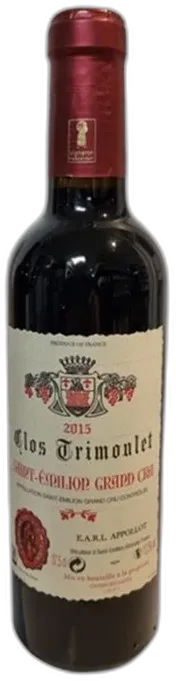 photo du vin Clos Trimoulet Saint Emilion Grand Cru 37 5 c l Aop