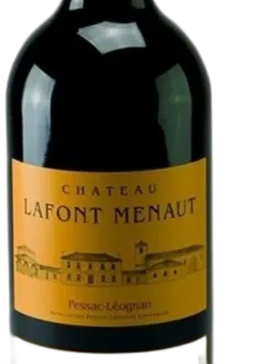 image du vin Lafont Menaut Pessac Leognan 2020 Aoc