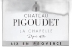 photo du vin Coteaux d’Aix-en-Provence Aoc Pigoudet Rouge Premiere 2018