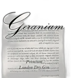 photo du vin Geranium London Dry Gin Angleterre
