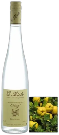 photo du vin Coing Miclo Tradition Eau de Vie Alsace