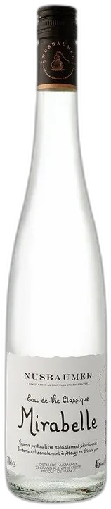 aperçu du vin Mirabelle Nusbaumer Eau de Vie Alsace