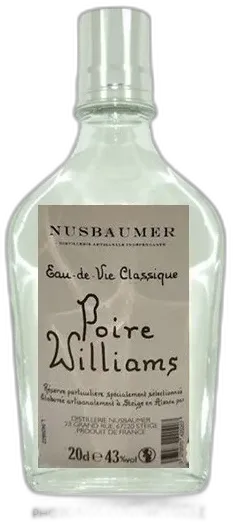 photo du vin Poire Williams Nusbaumer Eau de Vie Alsace