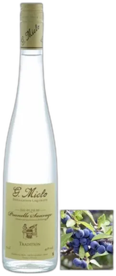 photo du vin Prunelle Sauvage Miclo Tradition Eau de Vie Alsace