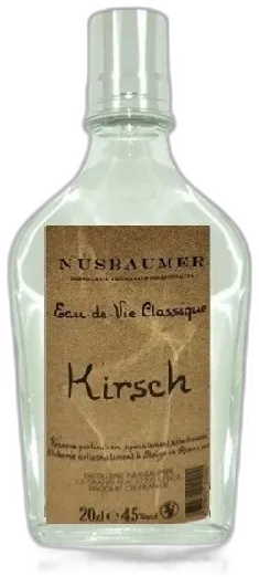 image du vin Kirsch Flask Nusbaumer Eau de Vie Alsace
