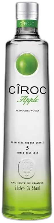 image du vin Ciroc Apple Vodka France