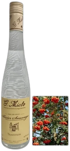 photo du vin Alisier Sauvage Miclo Tradition Eau de Vie Alsace