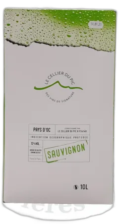 image du vin Bib Sauvignon Cellier du Pic 10 Litres