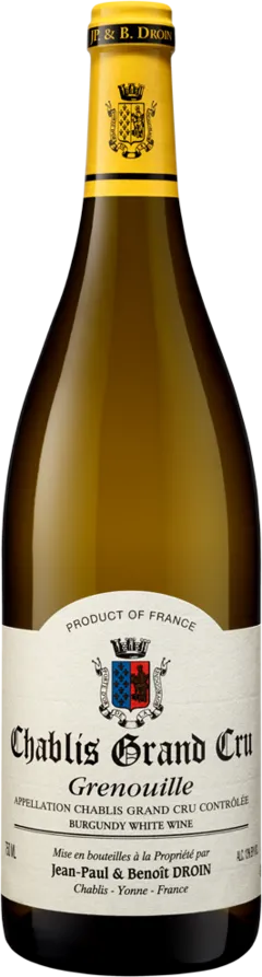 photo du vin Chablis Grand Cru Grenouille 2023 Domaine Droin