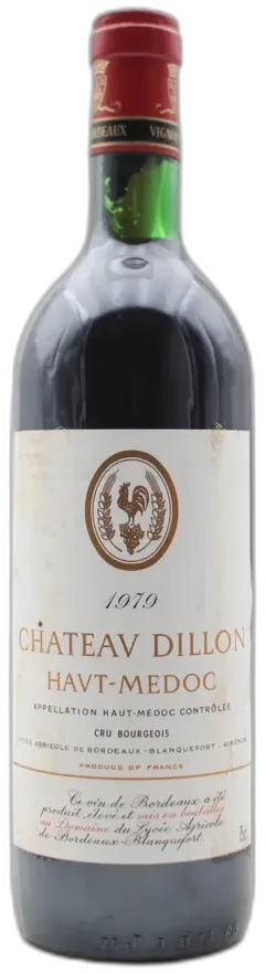 photo du vin Château Dillon 1979