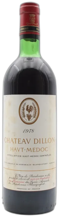 photo du vin Château Dillon 1978