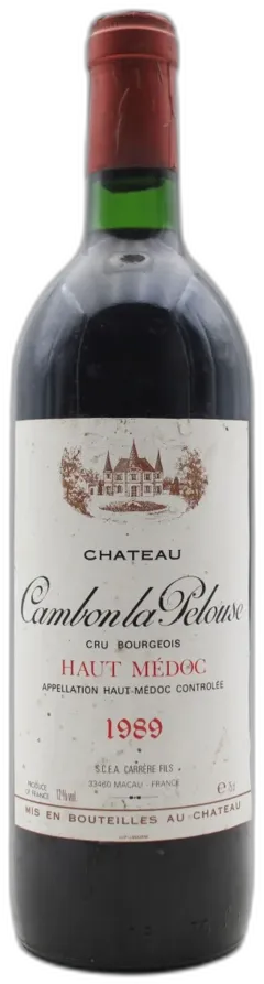 photos du vin Château Cambon la Pelouse 1989