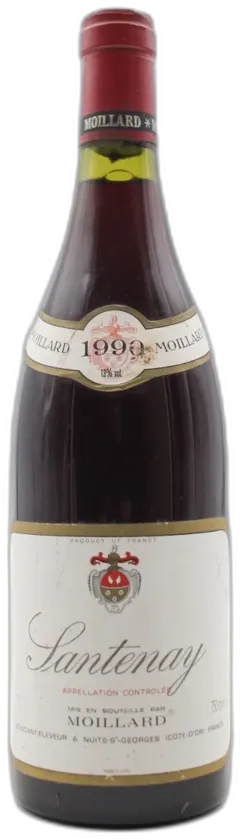 illustration du vin Santenay 1990 Moillard