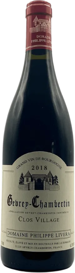 photo du vin Gevrey Chambertin Clos Village 2017 Domaine Philippe Livera