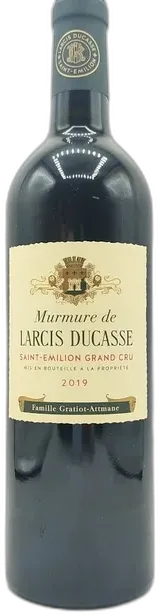 image du vin Saint Emilion Grand Cru Chateau Larcis Ducasse le Murmure de Larcis Ducasse