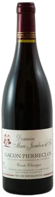 capture du vin Domaine Marc Jambon Macon Pierreclos Cuvée Classique