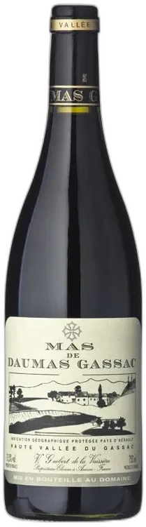 illustration du vin Mas de Daumas Gassac, Igp Saint-Guilhem-le-Desert Cite d’Aniane, France