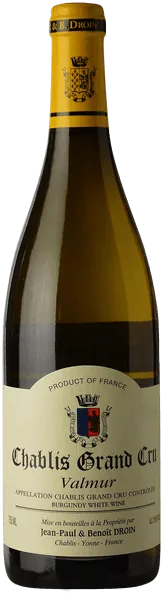 vue du vin Domaine Jean-Paul Droin Chablis Grand Cru Valmur