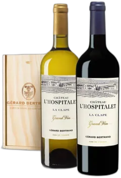 vue du vin Château l’Hospitalet Grand Vin