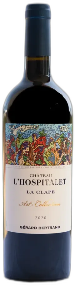 photo du vin Château l’Hospitalet Art Collection "Le Vin de Nos Paysages" Robert Combas