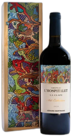 photo du vin Château l'Hospitalet Art Collection Unitaire 2020 « le Vin de Nos Paysages »