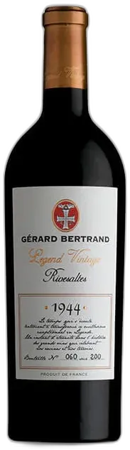 photo du vin Legend Vintage Vins Doux Naturels 1944 Rivesaltes