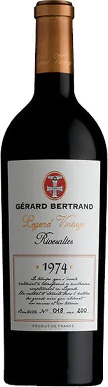 image du vin Legend Vintage Vins Doux Naturels 1974 Rivesaltes