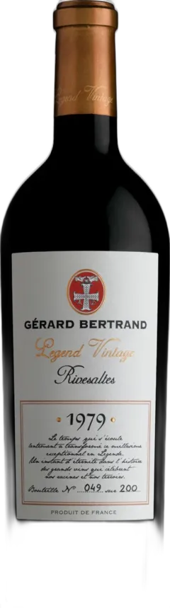 image du vin Legend Vintage Vins Doux Naturels 1979 Rivesaltes
