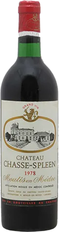 aperçu du vin Château Chasse-Spleen Moulis-en-Médoc Cru Bourgeois Exceptionnel Rouge 1978