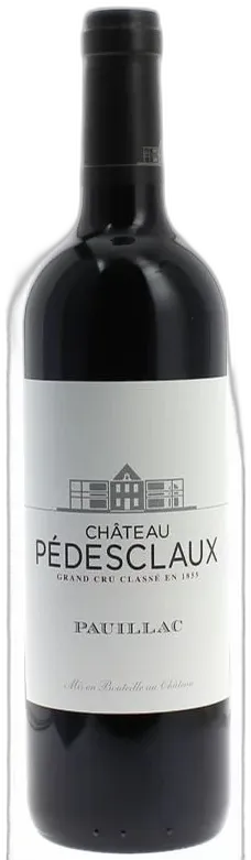vue du vin Pedesclaux 2015 Pauillac