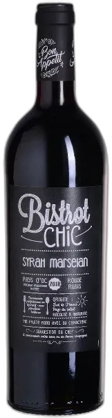 image du vin Bistrot Chic Syrah et Marselan Languedoc Rouge