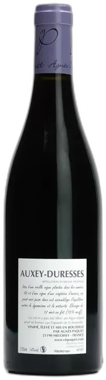 photo du vin Auxey Duresses Rouge Agnès Paquet