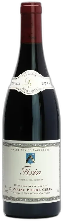 vue du vin Fixin Rouge Pierre Gelin