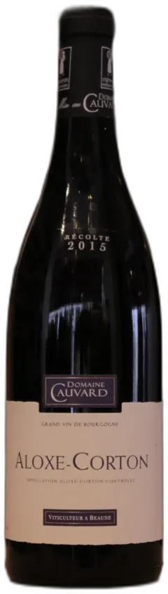 image du vin Aloxe Corton 2015 Cauvard et Fils
