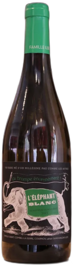 vue du vin Vin de France "l'Elephant Blanc" 2022 Domaine Combel la Serre