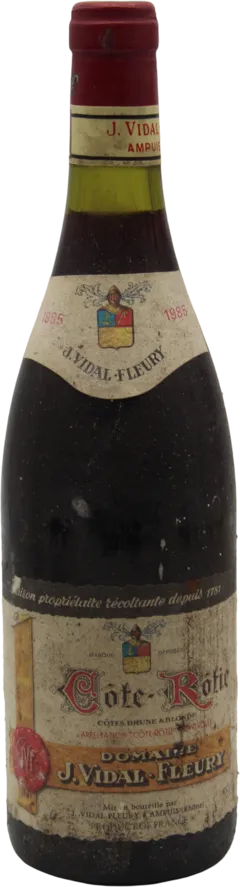 photo du vin Cote Rotie 1985 Vidal Fleurie