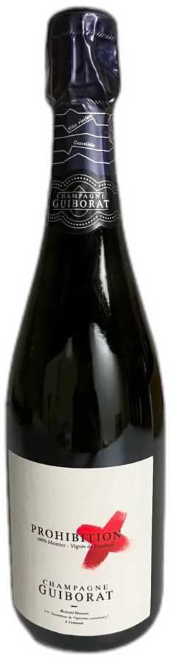 illustration du vin Champagne Prohibition Extra Brut Maison Guiborat