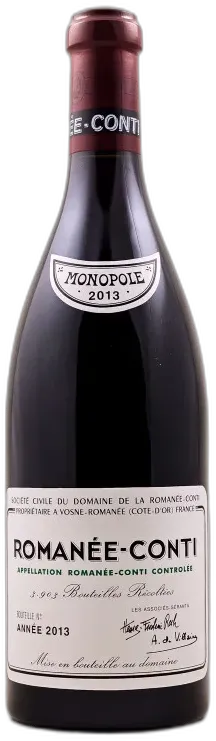 photos du vin Romanée Conti 2013