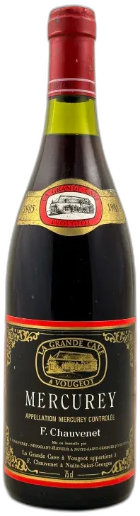 photo du vin Chauvenet Mercurey 1985