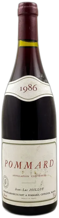photo du vin jl Joillot Pommard 1986