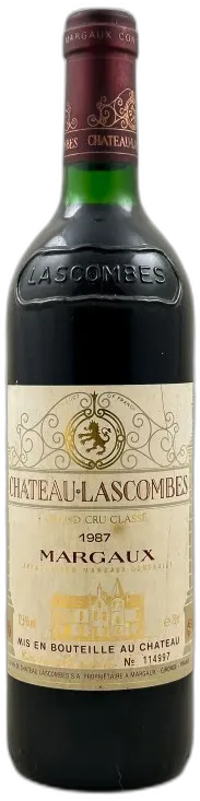 photos du vin Lascombes Margaux 1987