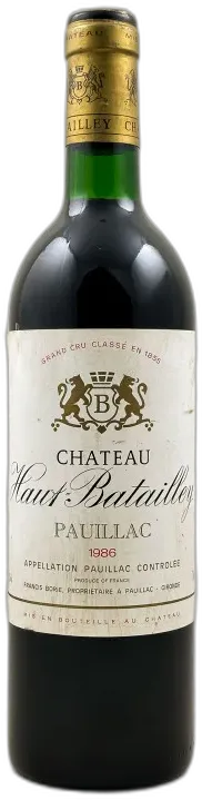 illustration du vin Haut Batailley Pauillac