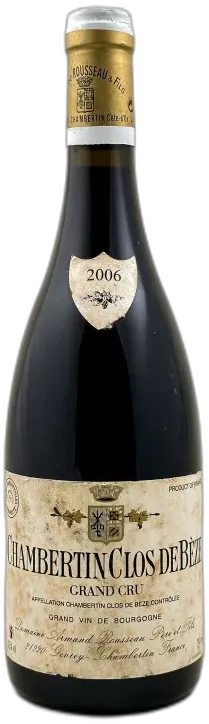 photo du vin Armand Rousseau Chambertin Clos de Bèze 2006