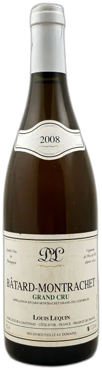 photo du vin Lequin Colin Bâtard Montrachet 2008