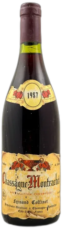 photo du vin Fernand Coffinet Chassagne Montrachet Rouge 1987
